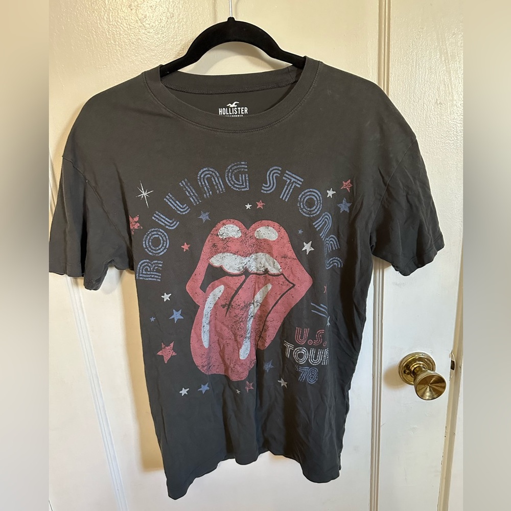 Hollister Rolling Stones graphic tee